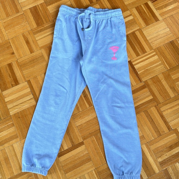 Alix Earle Unwell HOT MESS, IT'S A LIFESTYLE SWEATPANTS (BLUE) - Picture 3 of 3